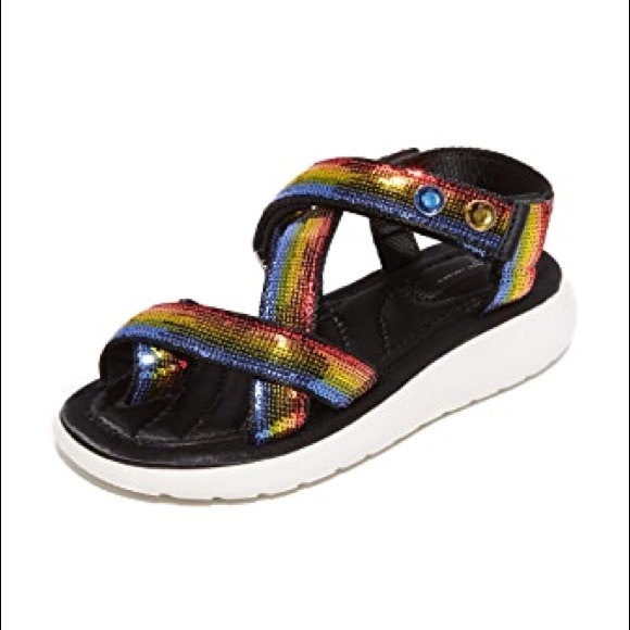 Marc Jacobs comet rainbow sequined sandals - Picture 2 of 3